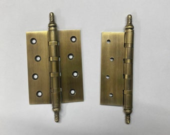 Brass Hinges For Fixing Wooden Door Hardware | Unique Hardware Set of 02 Pieces as shown in the pictures OGL