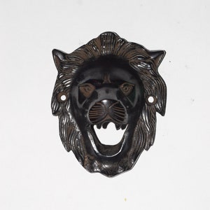 Decorazione da parete con testa di leone / Decorazione da porta con volto di leone ruggente / Articolo da appendere alla parete