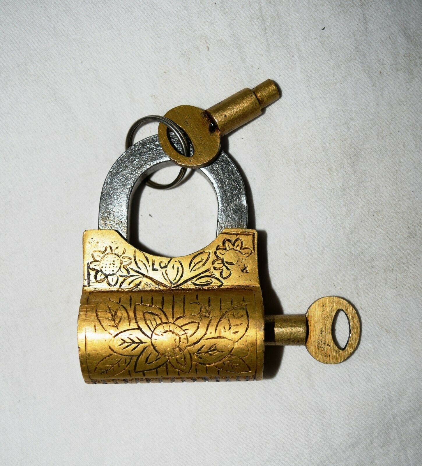 Details about   Golden Tricky Lock Brass Victorian Style Handmade Tricky Lock Puzzled Padlock BM 