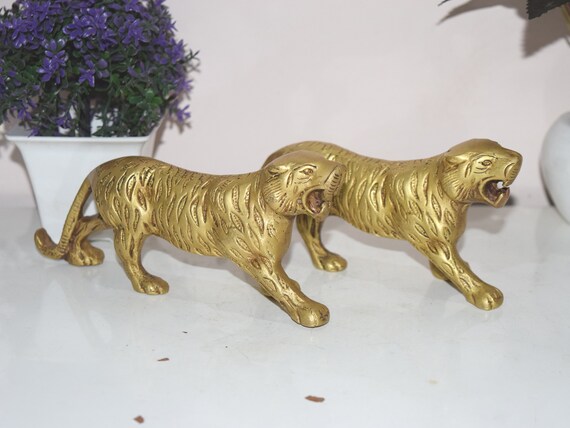 Handcrafted Tiger Shape Figurine King of Animal Brass Jaguar - Etsy Canada Handcrafted Tiger Shape Figurine King of Animal Brass Jaguar - Etsy Canada