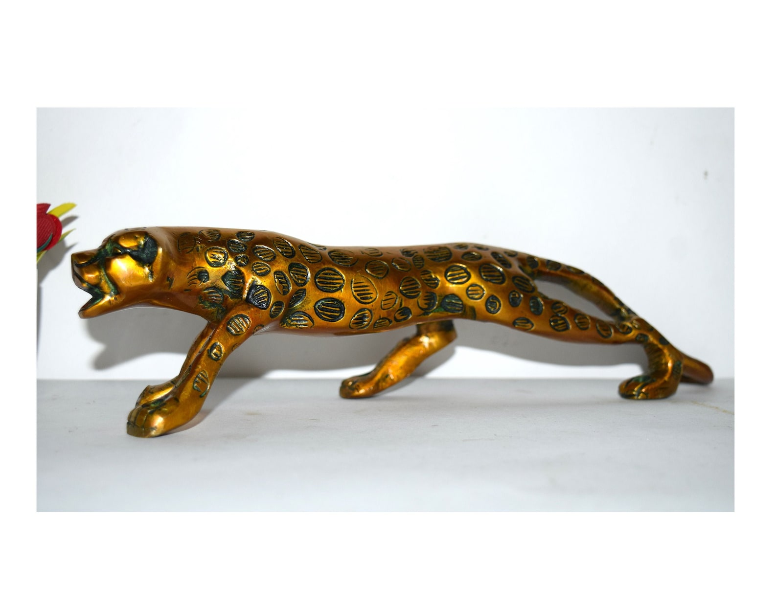 Jaguar Door Handle Brass Hunting Cat Shape Door Pull Etsy