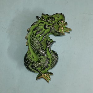 Samurai Dragon Shape Single Door Handle Puller | Japanese Kappa Brass Hotel Pull Hardware Accessories | Weight- 370 Grams Approx.