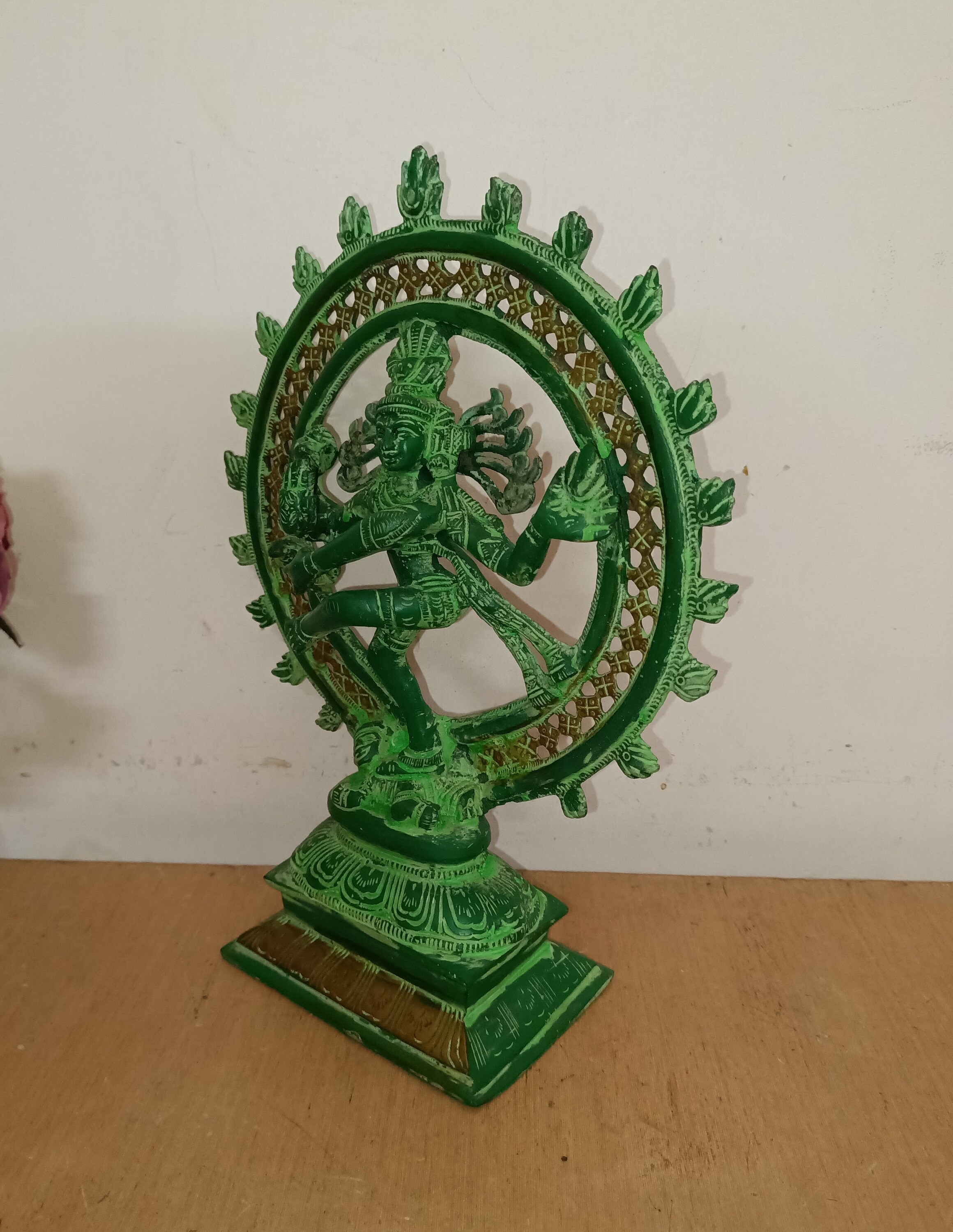 11.5'' Dancing Nataraja Statue | Brass Dancing Shiva Idol | Weight: 2. ...