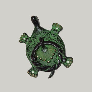 Turtle Shape Door Knocker | Tortoise Style Brass Door Bell Ring