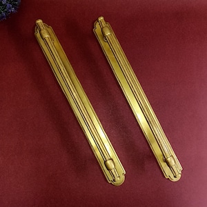 Dörrhandtag i mässing, par | Dörrhandtag i mässing för heminredning | Dörrbeslag för kaféer