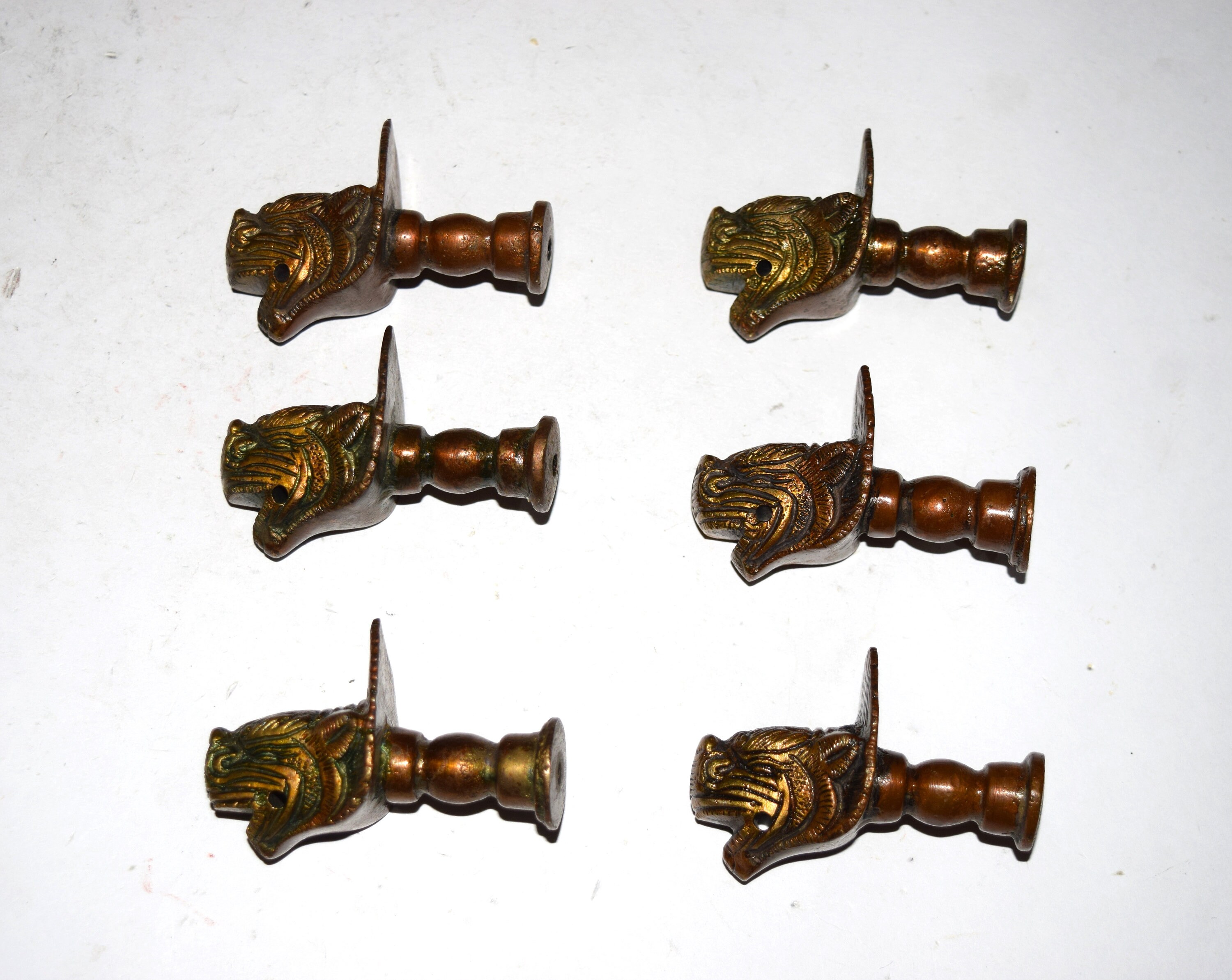 Drawer Pull Dragon Head Knob Cupboard Dresser Handle Etsy