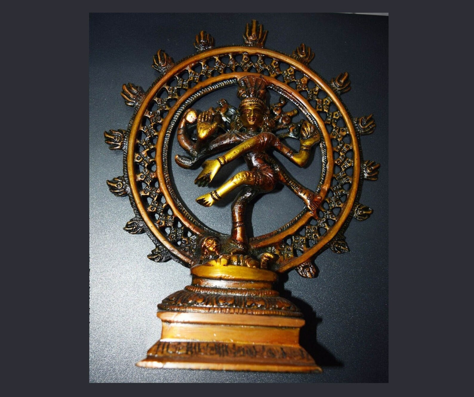 Brass Dancing Nataraja Statue Lord Shiva Dancing Idol | Etsy