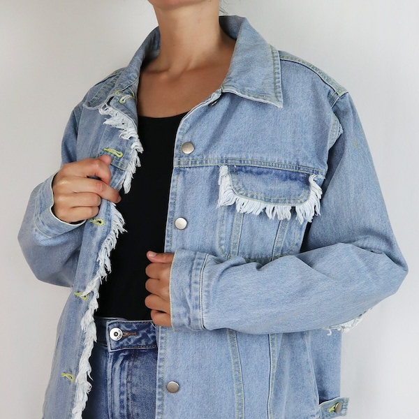 Veste en jean vintage Fransen ( Gr. M )