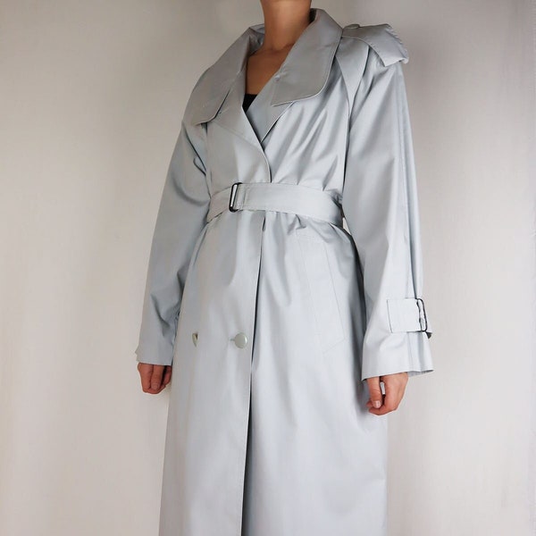 Trenchcoat Vintage Hellgrau ( Gr. L/XL )