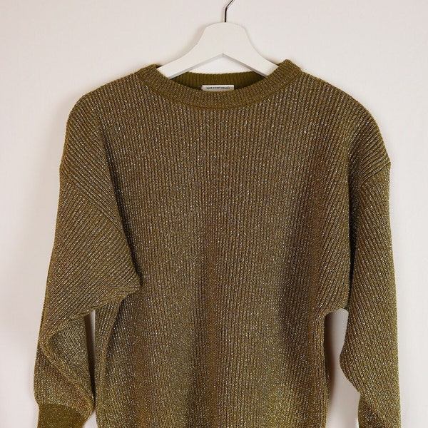 Pulli Vintage Gouden Glitzer ( Gr. M )