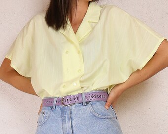 Bluse Vintage Vanille