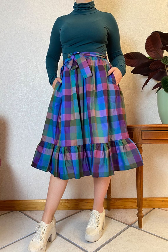 Vintage Midiskirt With Ruffles