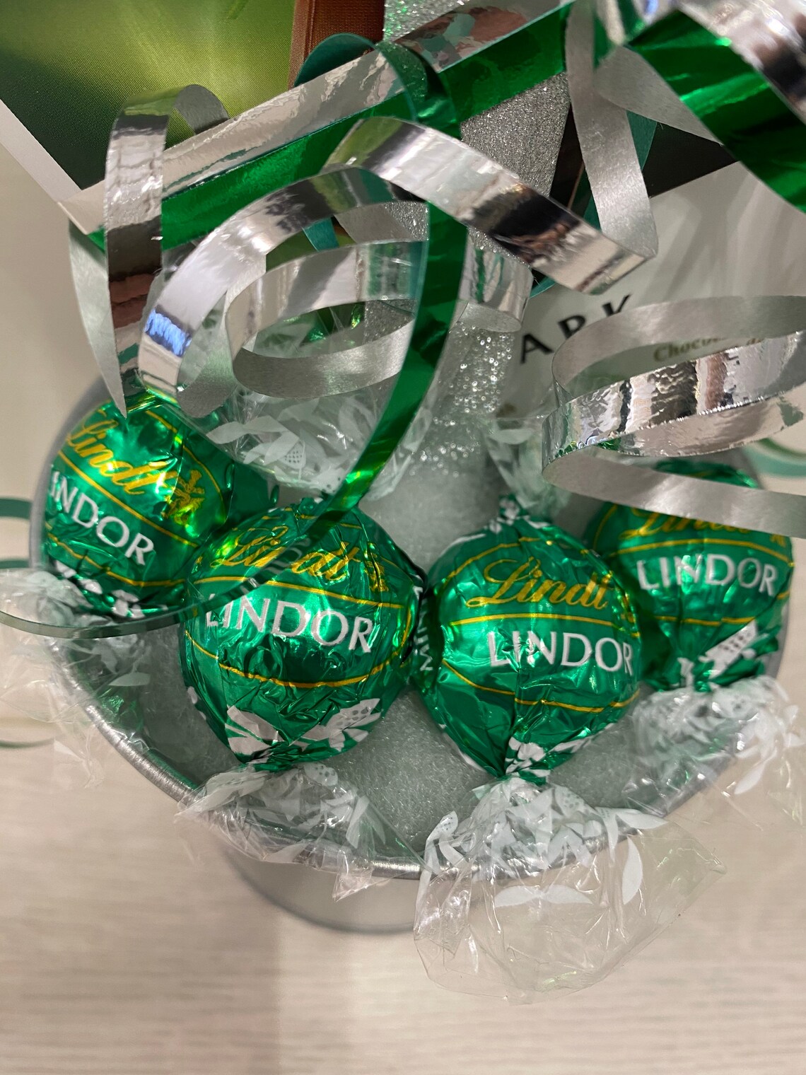 Lindt Lindor green mint chocolate sweet tree Etsy