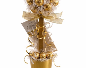 Lindt Lindor White Chocolate Sweet Tree Gift | Lindt Chocolate Gift | Handmade Chocolate Tree | Birthday Gift | Chocolate Gift UK
