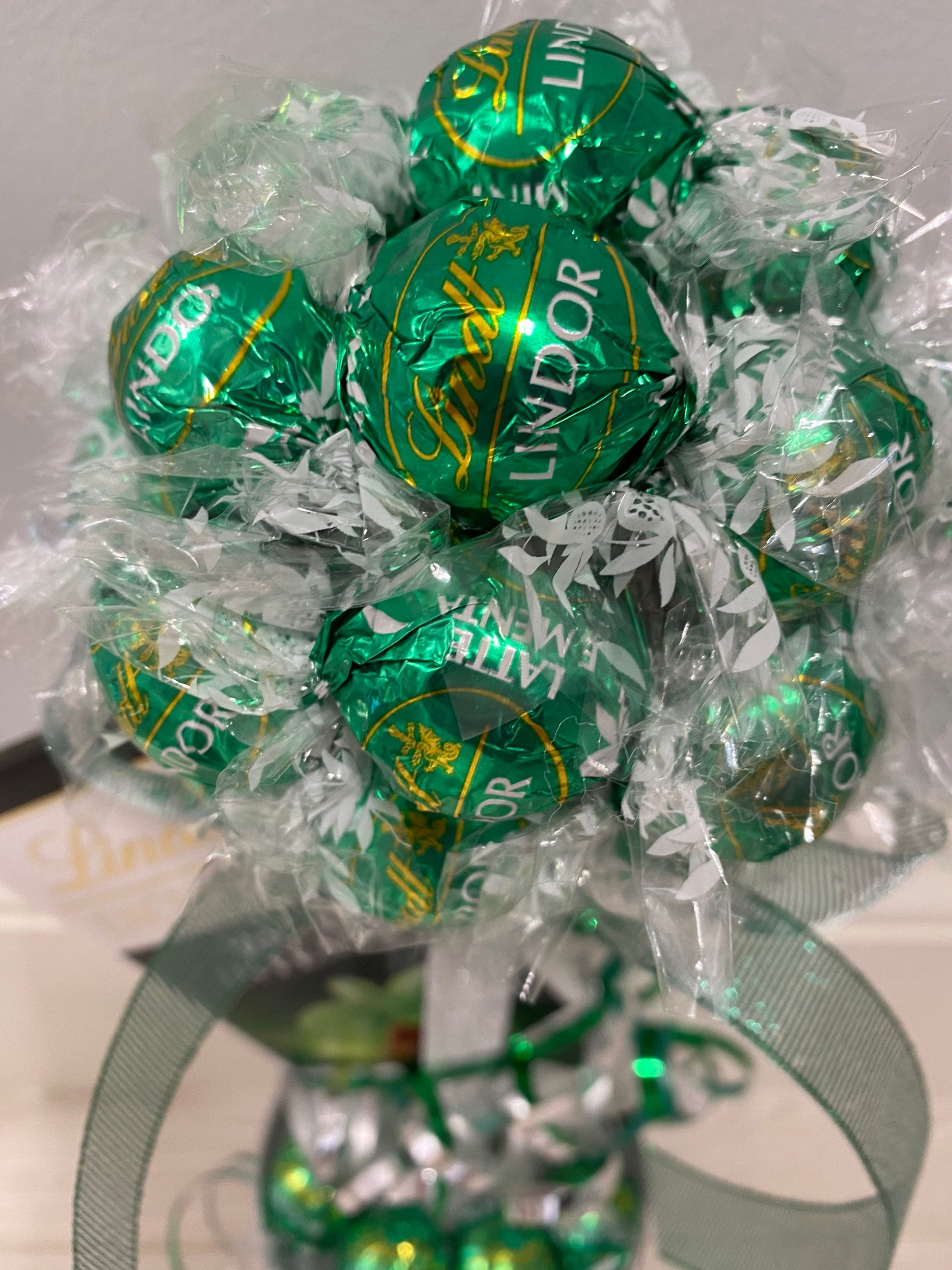 Lindt Lindor green mint chocolate sweet tree Etsy