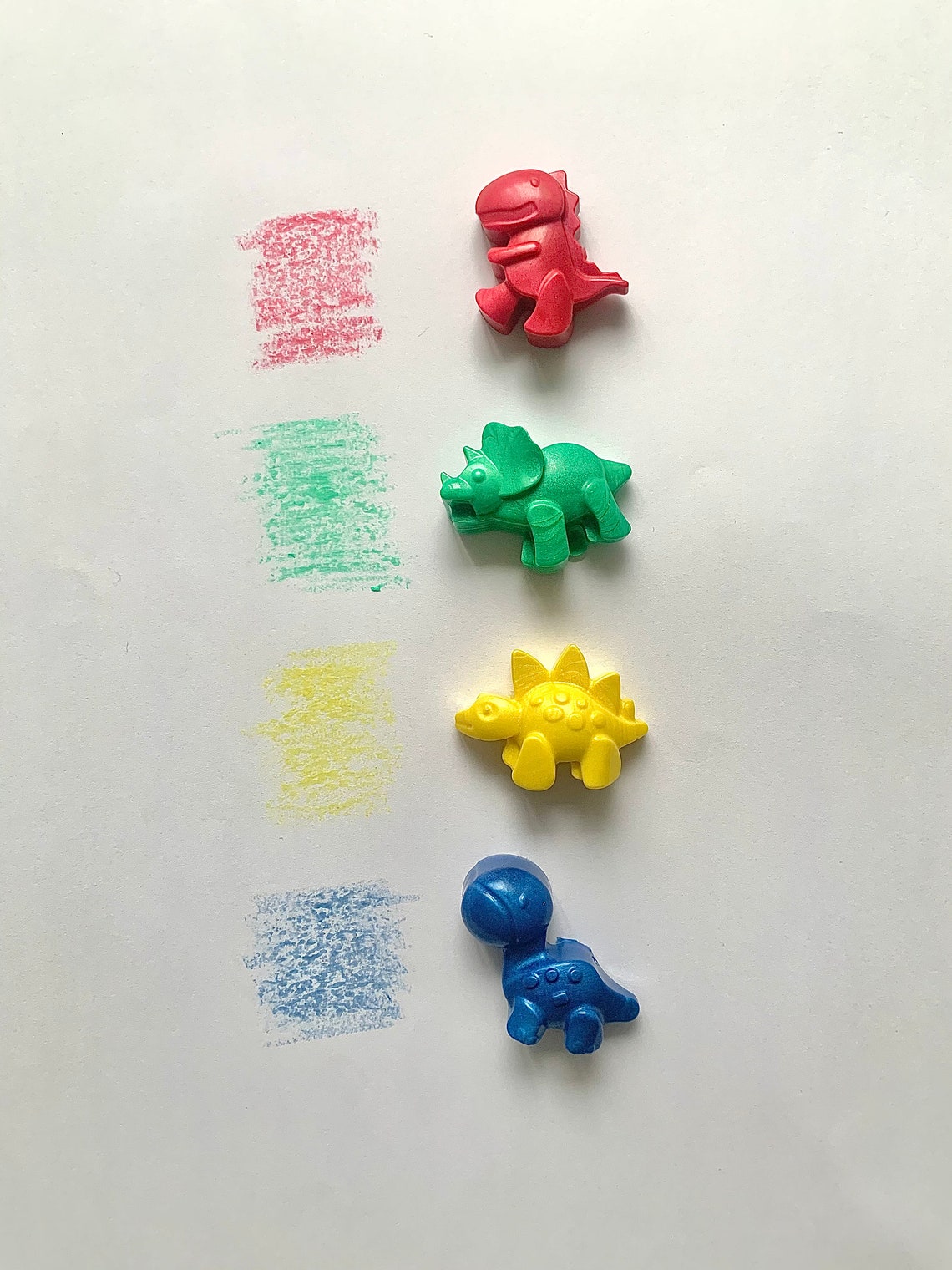 Dinosaur Wax Crayons Etsy