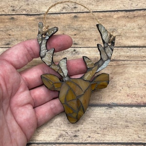 Deer Stained Glass Mosaic ( magnet or ornament )