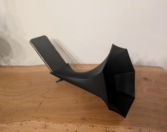 Grammophon-Telefonverstärker, natürlicher passiver Lautsprecher, Klangverstärker, Telefonständer, Telefon, Smartphone-3D-Dekoration