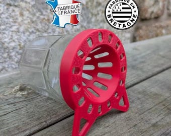 Packung mit 3 bis 100 Asiatischen Hornissenfallen für Glas-Marmeladengläser (TO77), 2 Aufhängeclips für die Imkerei, Farbe anpassbar