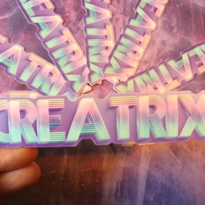 Pink and Purple Creatrix Sticker, Creatrix Decal, Bad Bitch Sticker