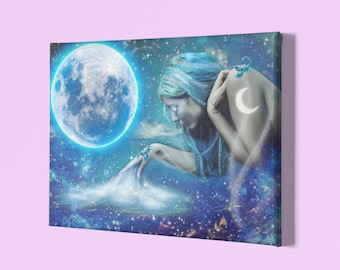 Scorpio Full Moon Art Print | Scorpio Wall Decor | Scorpio Wall Art | Scorpio Art Print | Scorpio Zodiac Sign | Scorpio Decor