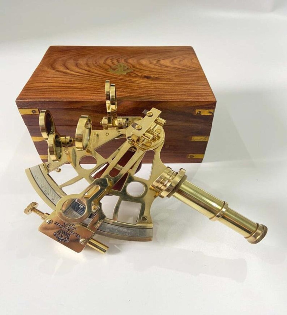 Handmade Vintage Antique Marine Sextant Nautical Brass Sextant Etsy