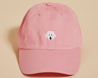 Maltese, Maltipoo, Coton De Tulear Embroidered Dad Hat, 6 Panel Unstructured Hat, Maltipoo Gifts, Maltese Gifts, Coton De Tulear Gifts