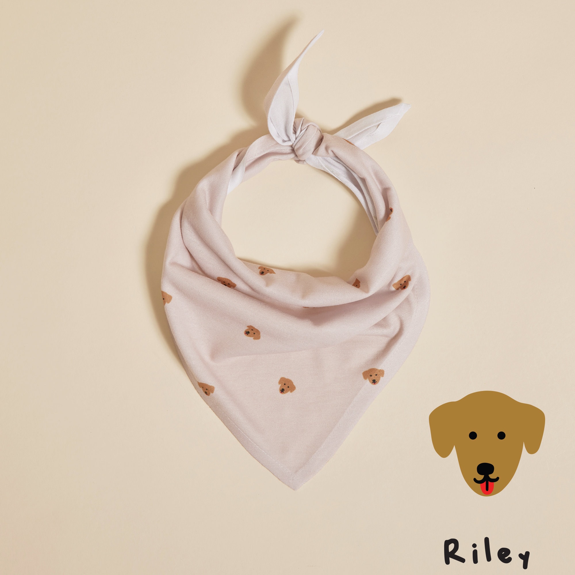 Golden Retriever/Labrador Dog Bandana, Matching Fanny Pack, Slides On Over The Collar, Dog Pattern Bandana, Mom, Lab Mom