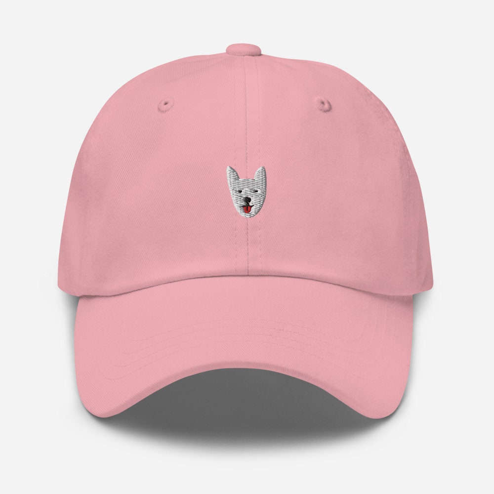 Korean Jindo Embroidered Dad Hat, Samoyed Embroidered Dat