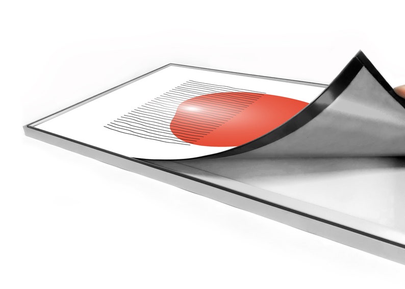 Minimal Wall Decor Wall Art Red Dot Poster Etsy