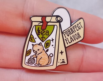 Purr Cat Lover Enamel Pin