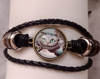 Chesire Cat Bracelet Alice in Wonderland