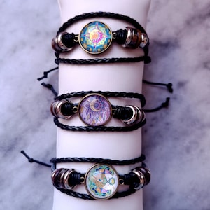 Mond und Sonne Boho Armband