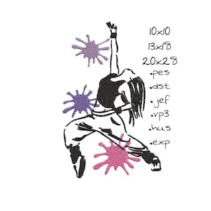 Embroidery file dancer