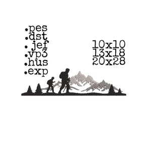 Bordado Archivo Senderismo