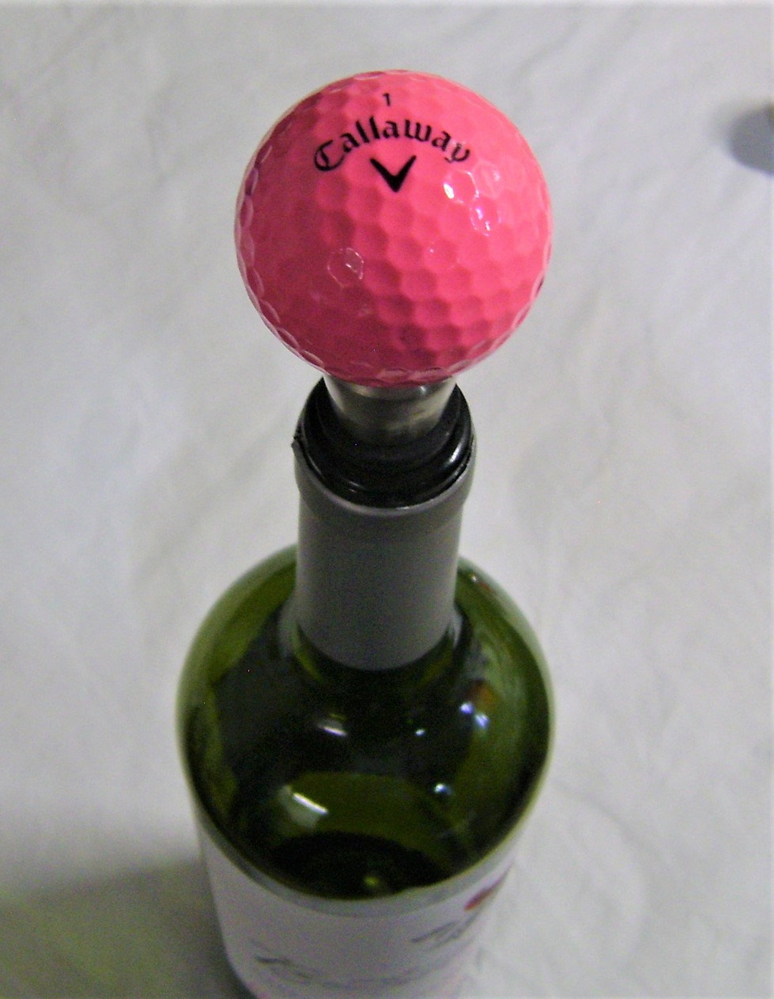 Golf Ball Wine Bottle Stopper Etsy