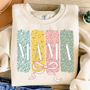 Pink Mama Est 2025 Coquette SVG PNG, Mama Svg, Mama Bow Svg