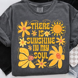 Boho Summer Png, Sunshine in My Soul, Floral Summer Vibes Png, Summer Coquette Sublimation, Girly Summer Png, Hippie Summer Shirt Design