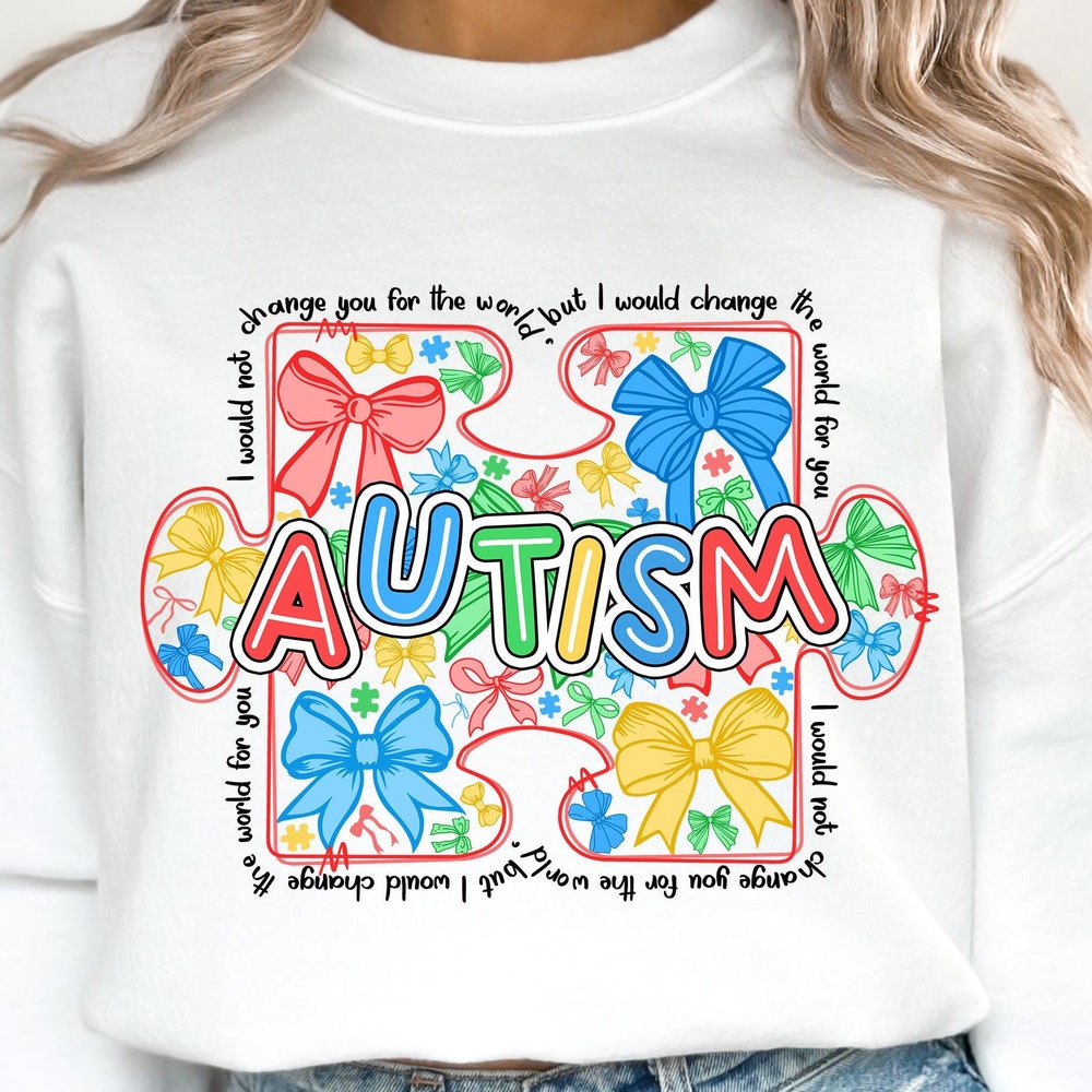 Autism Advocate Png, Special Education,Autism Awareness Coquette Png, Neurodiversity Png, Autism Mama Png, Retro Autism Bow Png Refinedstyle