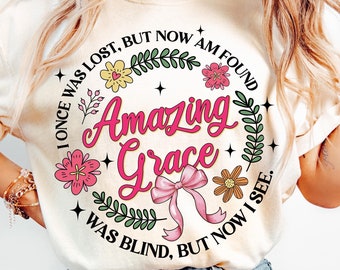 Amazing Grace PNG, Floral Christian Coquette PNG, Jesus Png, Bible Verse Png, Christian Faith Png, Easter Hymn, Wildflower Christian Png