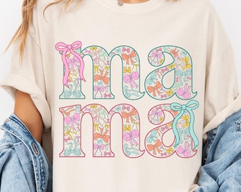 Preppy Mama Coquette PNG, Retro Mama PNG, Pink Mama Png, Mothers Day Png, Mama Varsity Png, Floral Mama Png, Trendy Mama Shirt Design