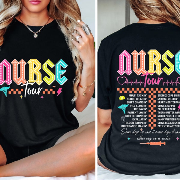 Retro Nurse Tour png, Trendy Nurse Life Png, Some Days I Rock it png, Cool Nurse Gift, Funny Nurse Shirt, Nurse stuff png, Nurse doodles png