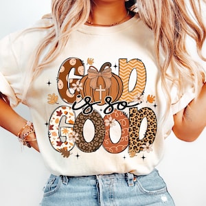Dios es tan bueno (Png), Otoño cristiano (Png), Calabaza de otoño (Png), Fe cristiana (Png), Vibras de otoño (Png), Calabaza leopardo (Png) Descarga digital