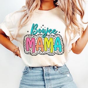 Boujee Mama PNG, Dalmatian Dots PNG, Sublimation Design, Digital Download Png, Bright Doodle, Trendy Mom Png, Mama Shirt Design, DTF