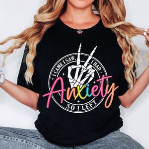 I Came I Saw I Had Anxiety PNG, Mental Health PNG, Funny Mama png, Bright Doodle, Sarcastic Skeleton Png Sublimation Design Digital Download
