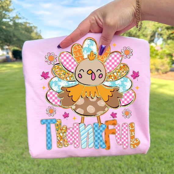Coquette Thankful Turkey Png, Preppy Thanksgiving Gobble PNG, Pink Pumpkin Coquette Bow Png, Floral Fall Coquette Png, Retro Checkered Png