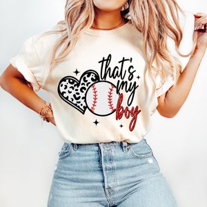 Glitter Baseball PNG, Baseball Mom PNG, Sublimation Design, Digital Download Png, Baseball Mama PNG, Thats My Boy Png