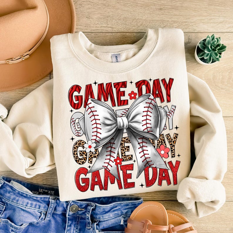 Coquette Baseball PNG, Game Day Baseball PNG, Baseball Mama Bow Png ...