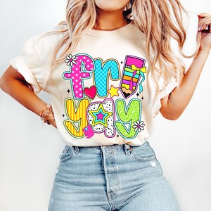 Happy Friyay Png, Preppy Teacher Png, Retro Teacher Life png, Funny School Teacher, Teacher Appreciation Png, Coquette Teacher Pencil image 2