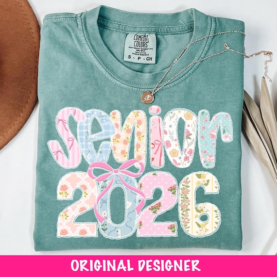 Coquette Senior 2026 Png, Girly Lace Senior Shirt Design, Class of 2026 Png, Preppy Senior Mom Png, Pink Floral Graduation High School